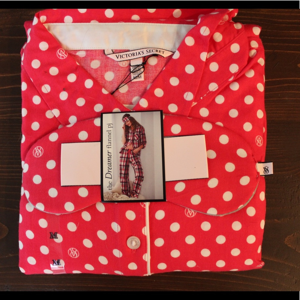 Victoria secret flannel pajama set